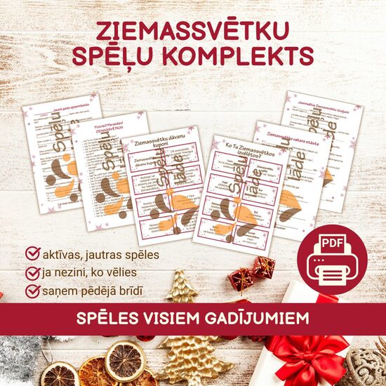 ZIEMASSVĒTKU SPĒĻU KOMPLEKTS